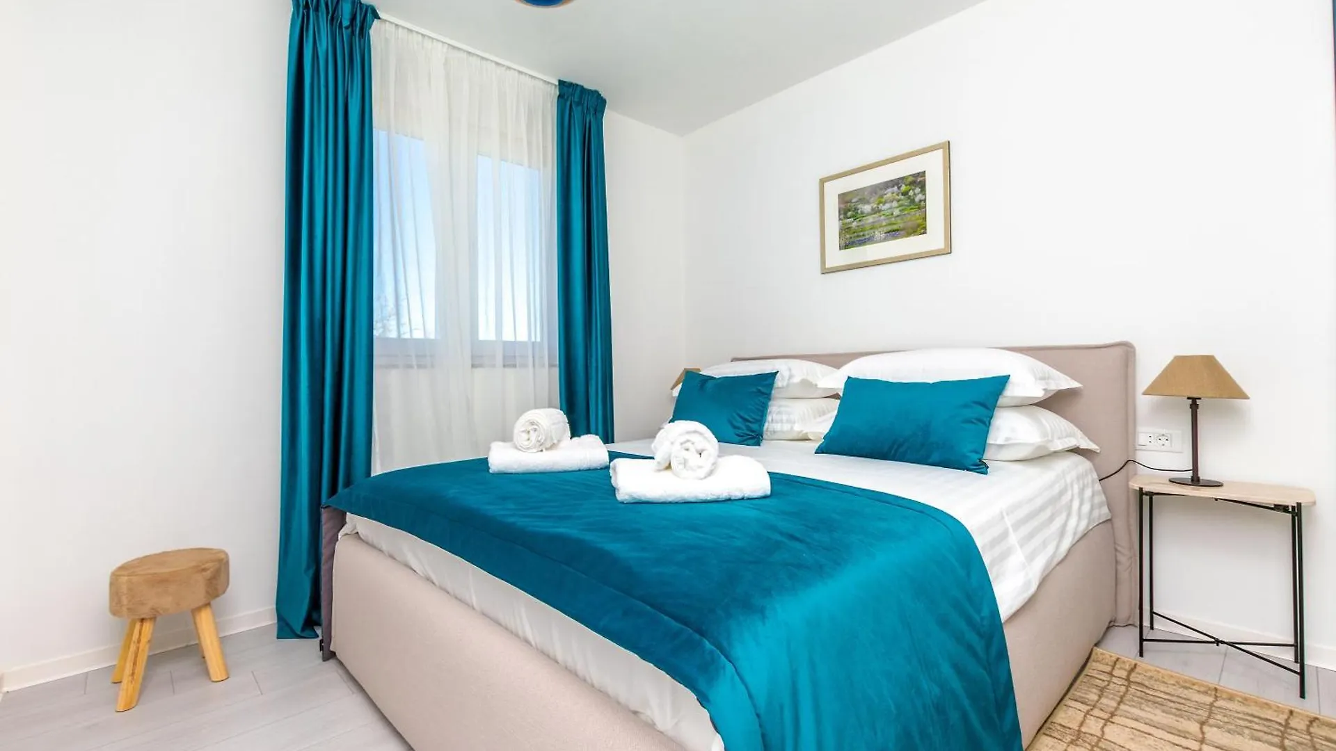Vila Modern Casa Di Lucija With Heated Pool, Near Airport, Own Parking Murvica  Chorvatsko