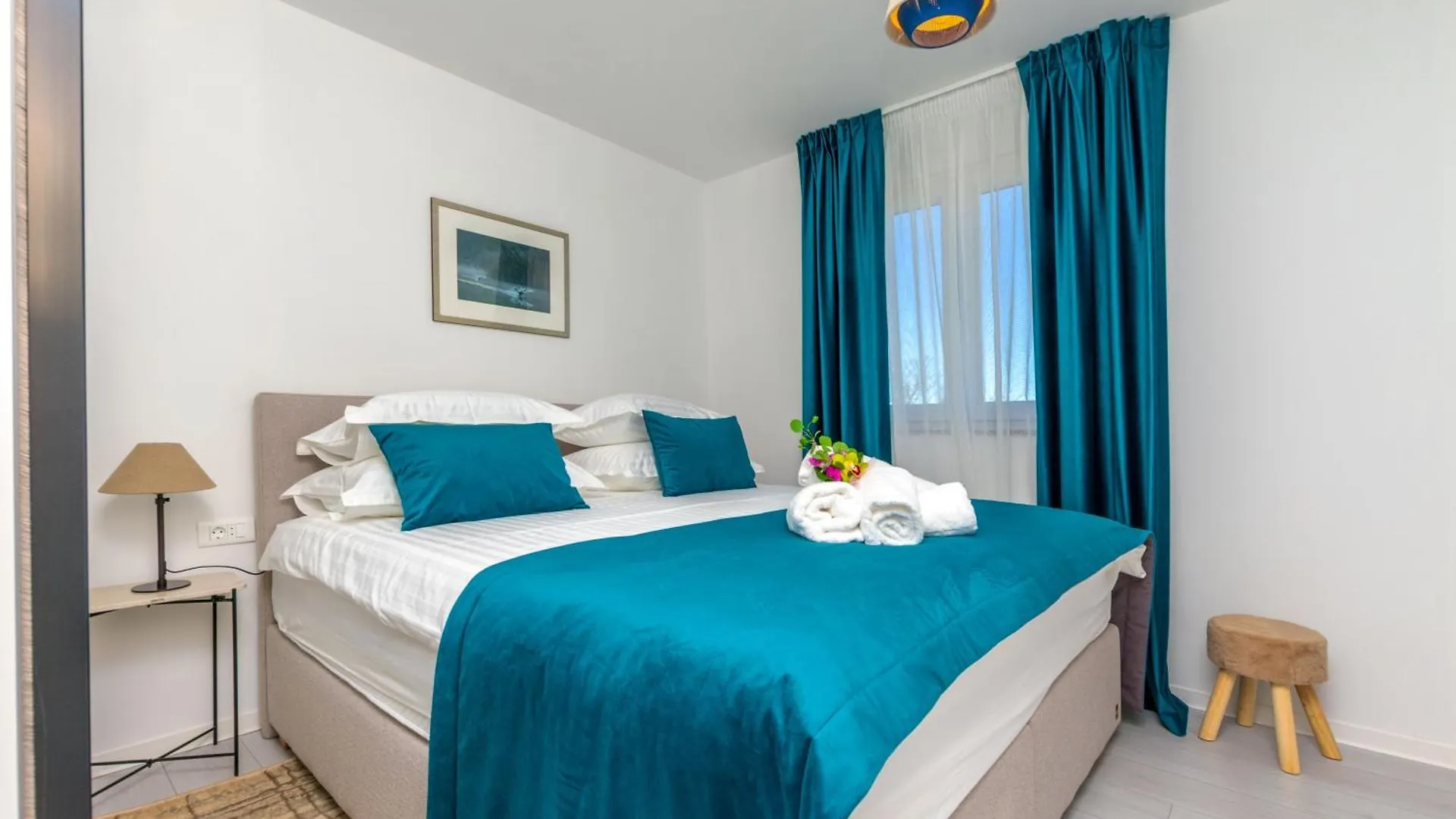 Vila Modern Casa Di Lucija With Heated Pool, Near Airport, Own Parking Murvica  Chorvatsko