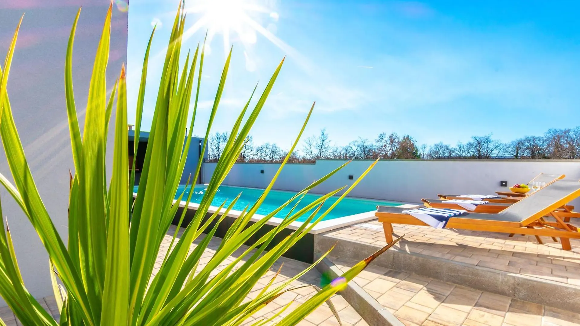 Vila Modern Casa Di Lucija With Heated Pool, Near Airport, Own Parking Murvica