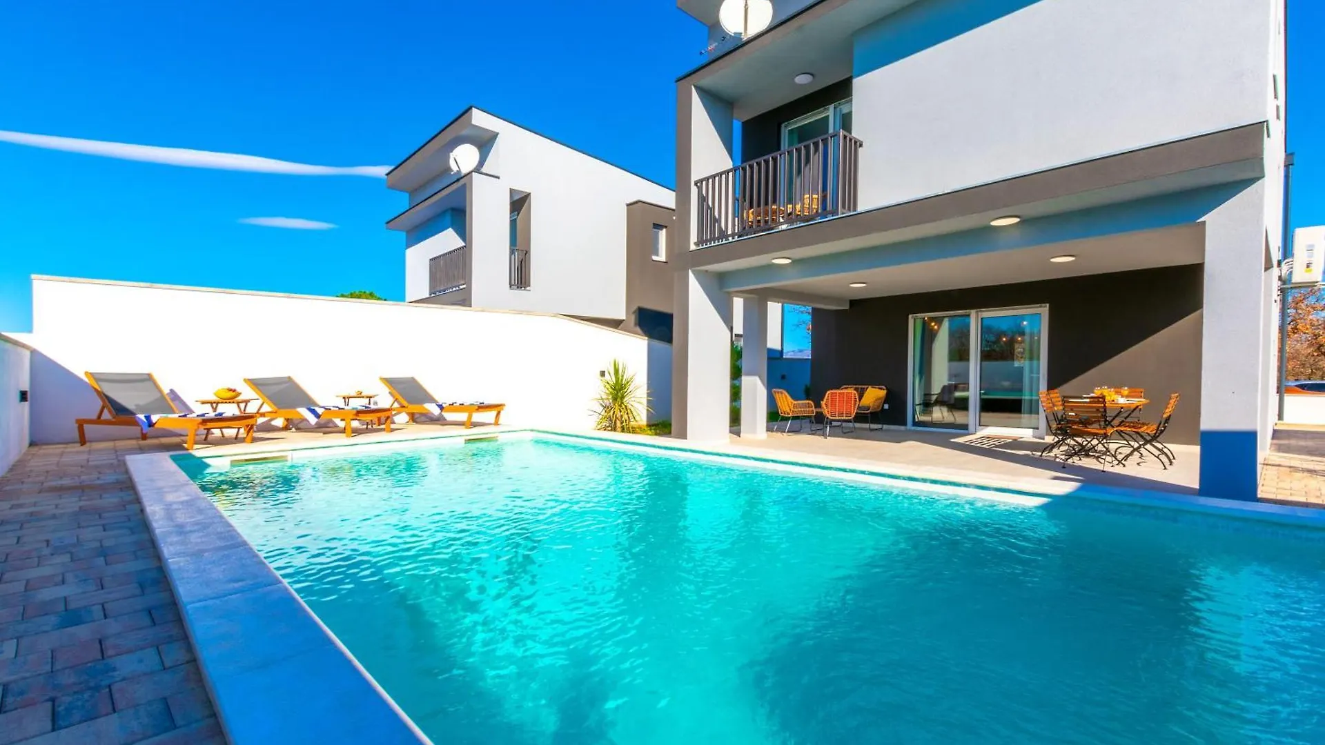 Vila Modern Casa Di Lucija With Heated Pool, Near Airport, Own Parking Murvica